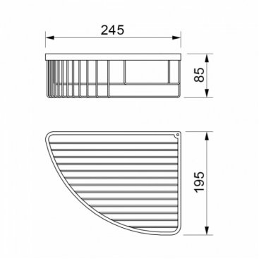 Полка угловая Novella Cesta CS-14211