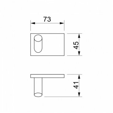 Крючок Novella Edizione Cubo EC-05111