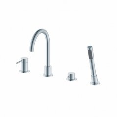 Смеситель на борт ванны Oliveeka Y OL-669017-CR