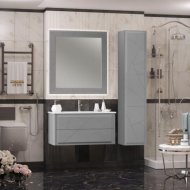 Мебель для ванной Опадирис Луиджи 100 серый матовый
