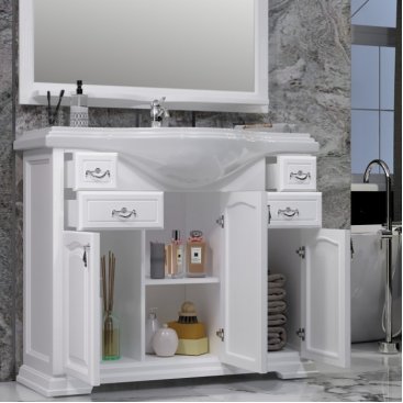 Мебель для ванной Опадирис Риспекто 105 белая матовая