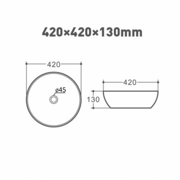 Раковина Orange B07-420W