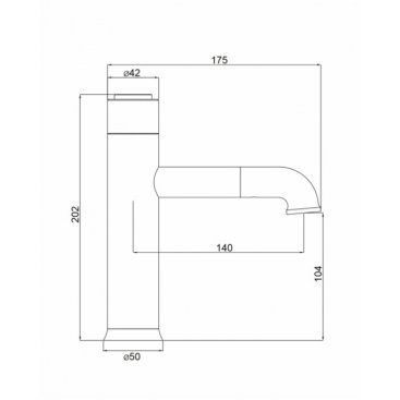 Смеситель для раковины Orange Pure M02-021cr