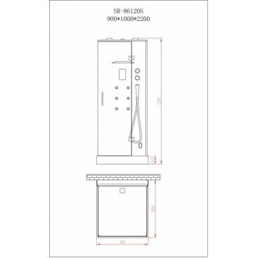 Душевая кабина Orans SR-86120S