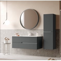 Мебель для ванной Orka Moonlight 120 антрацит матовый