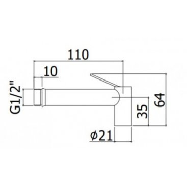 Гигиеническая лейка Paffoni Tweet Round ZDOC120BO