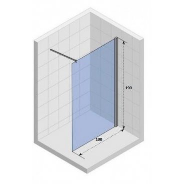 Душевая перегородка Parly T100B