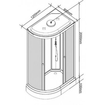 Душевая кабина Parly Classic Эконом EC1231R