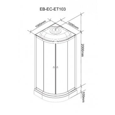 Душевая кабина Parly Classic Эконом EC1031