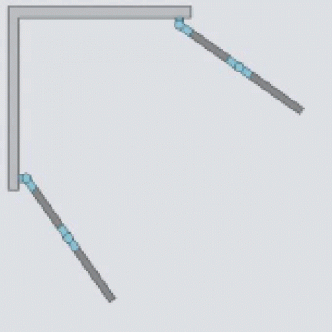 Душевой угол Radaway Eos KDD-B 80x80 см с порогом