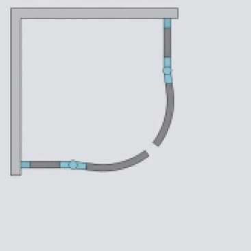 Душевой угол Radaway Fuenta New PDD 100x80 см