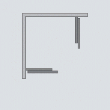 Душевой уголок Radaway Furo KDD 90x80 см