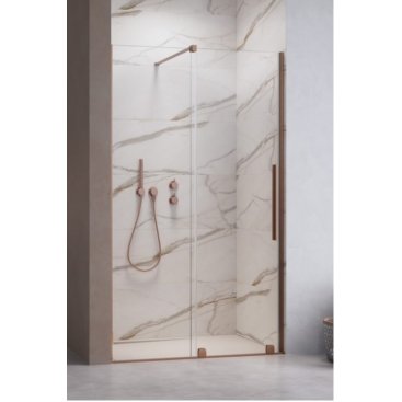 Душевая дверь Radaway Furo Brushed Copper DWJ 120 см левосторонняя