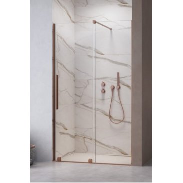 Душевая дверь Radaway Furo Brushed Copper DWJ 140 см правосторонняя