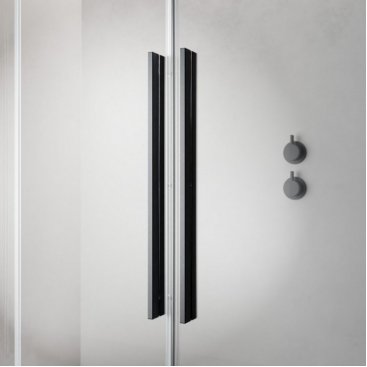 Душевая дверь Radaway Furo Brushed GunMetal DWJ 90 см правосторонняя
