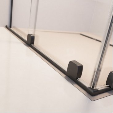 Душевая дверь Radaway Furo Brushed GunMetal DWJ 90 см правосторонняя
