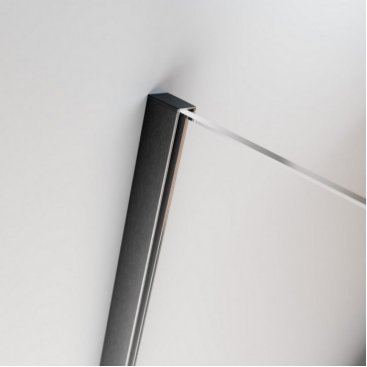 Душевая дверь Radaway Furo Brushed GunMetal DWJ 90 см правосторонняя