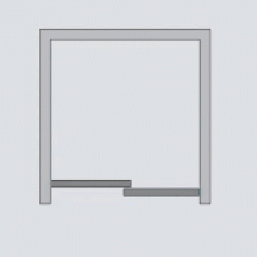 Душевая дверь Radaway Furo Brushed Nickel DWJ 160 см правосторонняя