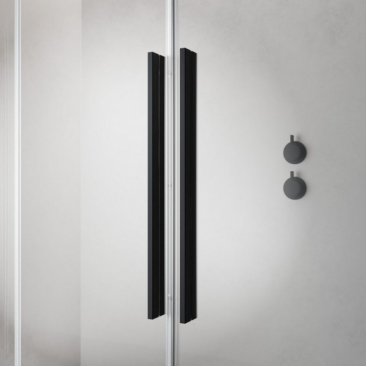 Душевая дверь Radaway Furo SL Black DWJ 110 см левосторонняя