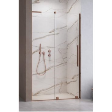 Душевая дверь Radaway Furo SL Brushed Copper DWJ 100 см левосторонняя