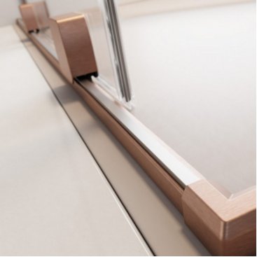 Душевая дверь Radaway Furo SL Brushed Copper DWJ 120 см правосторонняя
