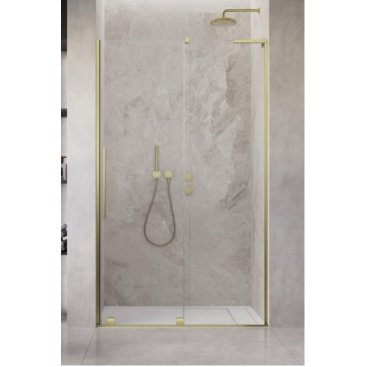 Душевая дверь Radaway Furo SL Brushed Gold DWJ 120 см правосторонняя