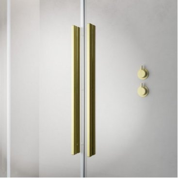 Душевая дверь Radaway Furo SL Brushed Gold DWJ 120 см правосторонняя