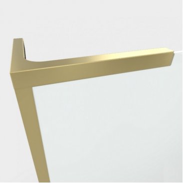 Душевая дверь Radaway Furo SL Brushed Gold DWJ 120 см правосторонняя