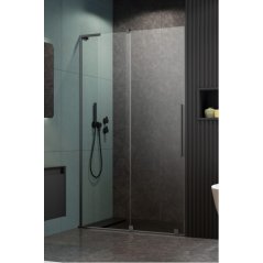 Душевая дверь Radaway Furo SL Brushed GunMetal DWJ 110 см левосторонняя