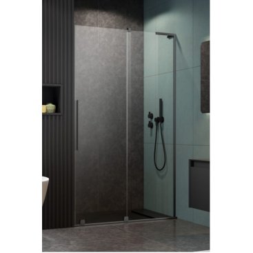 Душевая дверь Radaway Furo SL Brushed GunMetal DWJ 110 см правосторонняя