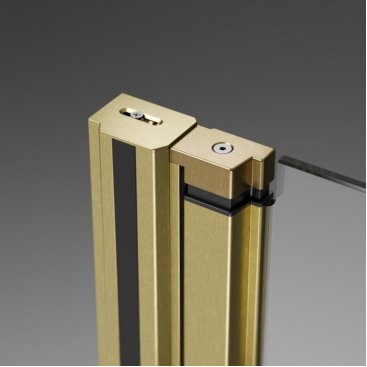 Душевая дверь Radaway Nes Brushed Gold DWS 130 см