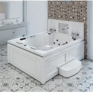 Гидромассажный бассейн Радомир Римини 190x150 белый