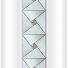 Декоративная вертикальная вставка "Арт-мозаика" на фронтальную панель к ванне хром ++1 883 ₽