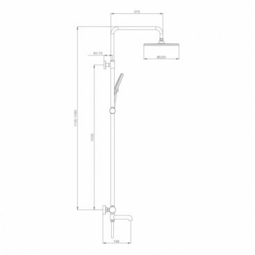 Душевая стойка Raglo R20 R20.24