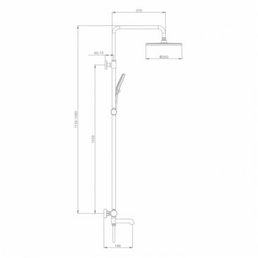 Душевая стойка Raglo R20 R20.26