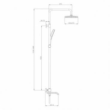 Душевая стойка Raglo R22 R22.26.03