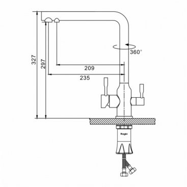 Смеситель для кухни Raglo R81 R81.61.09