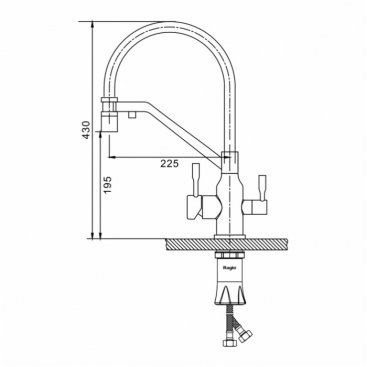 Смеситель для кухни Raglo R81 R81.62.09