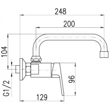 Смеситель для кухни Rav Slezak Colorado CO202.5/27