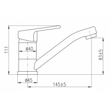 Смеситель для раковины Rav Slezak Colorado CO215.5