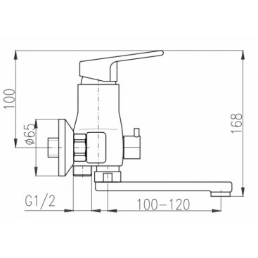 Смеситель для ванны Rav Slezak Colorado CO251.5