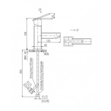 Смеситель для раковины Rav Slezak Loira LR526.5