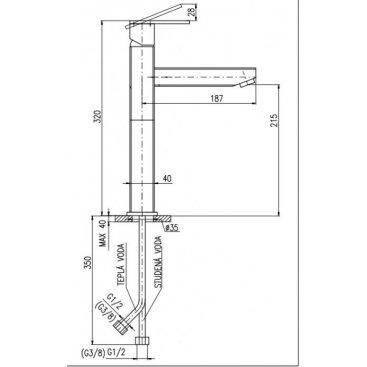 Смеситель для раковины Rav Slezak Loira LR530.5