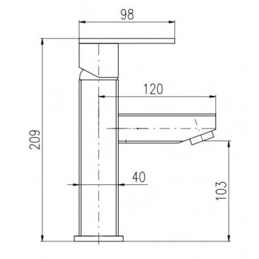 Смеситель для раковины Rav Slezak Loira LR528.5