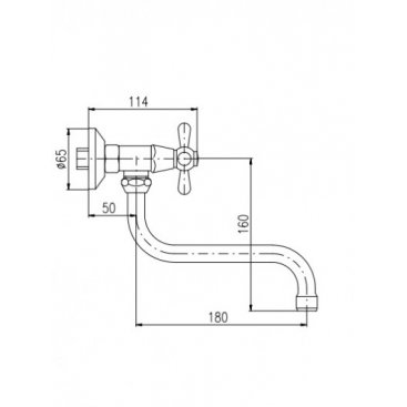 Смеситель для кухни Rav Slezak Morava MK301.5/21SM