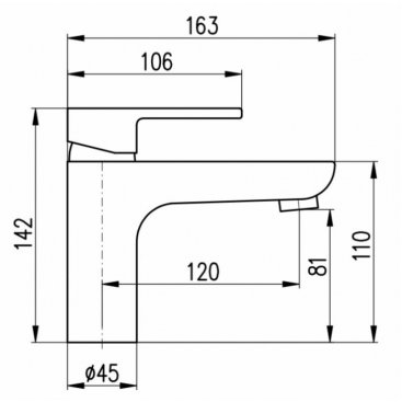 Смеситель для раковины Rav Slezak Vltava VT427.5KCMAT