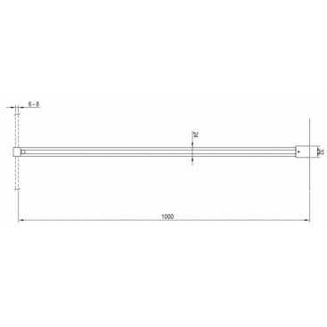 Душевая перегородка Ravak Walk-In Wall 90 W SET-100 Wall/Corner белая