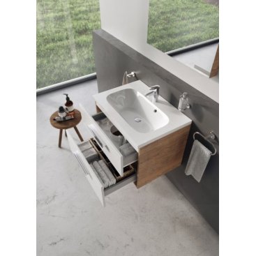 Мебель для ванной Ravak SD Chrome II 700 капучино/белая