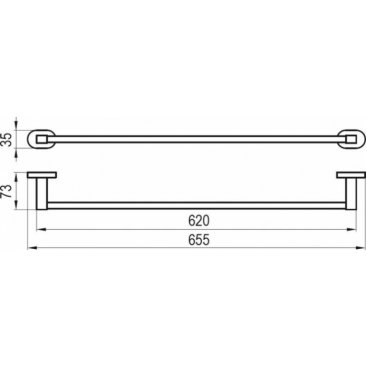 Полотенцедержатель Ravak Crome X07P192
