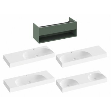 Мебель для ванной Ravak SD Lite 120 Grey Green